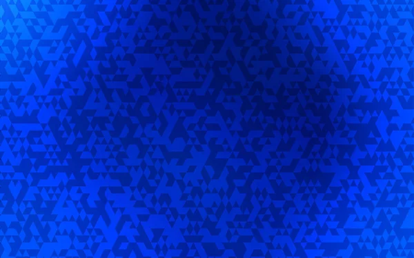 多角形のスタイルで暗い青ベクトル パターン カラフルな三角形で現代の抽象的なイラスト コマーシャルのためのパターン — ストックベクタ