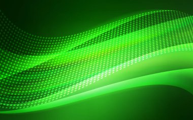 Işık yeşil vektör doku disklerle, satırları. Glitter soyut resim bağlantı üçgen yapısı ile. Tekstil, kumaş, duvar kağıtları için tasarım.