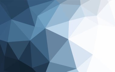 Işık gri vektör Çokgen arka plan. Poligonal illüstrasyon parlayan, hangi üçgen oluşur. İş tasarımınız için yeni stil.