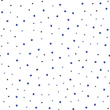 Koyu mavi daire şekilleriyle birlikte sorunsuz düzen vektör. Bulanık daireler doğa tarzı ile güzel renkli resimde. Desen tasarım kumaş, duvar kağıtları.