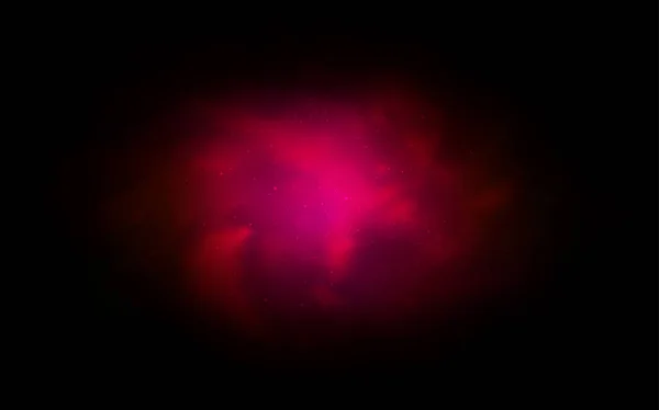 Donker Roze Vector Patroon Met Nachtelijke Hemel Sterren Glanzende Gekleurde — Stockvector