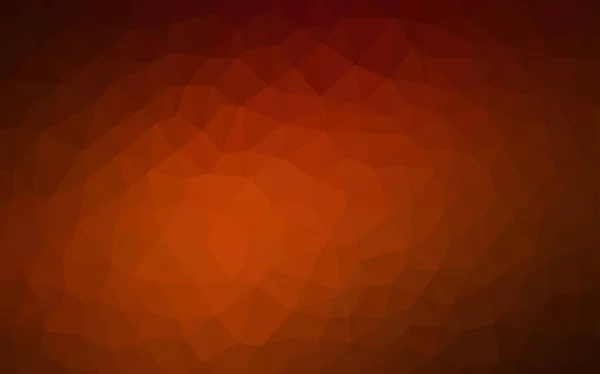 Textura Mosaico Triángulo Vector Rojo Oscuro Ilustración Abstracta Moderna Con — Vector de stock