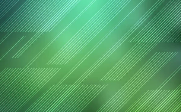 Світло Зелене Векторне Компонування Плоскими Лініями Лінії Розмитому Абстрактному Тлі — стоковий вектор