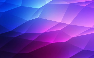 Koyu pembe, mavi arka plan ile üçgenler vektör. İllüstrasyon renkli üçgenler dizi. Şablon arka plan olarak kullanılabilir.