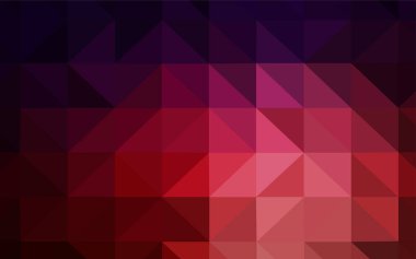 Koyu mavi, kırmızı soyut mozaik zemin vektör. Gradyan ile Origami tarzında yaratıcı geometrik şekil. Senin arka plan için dokulu deseni.