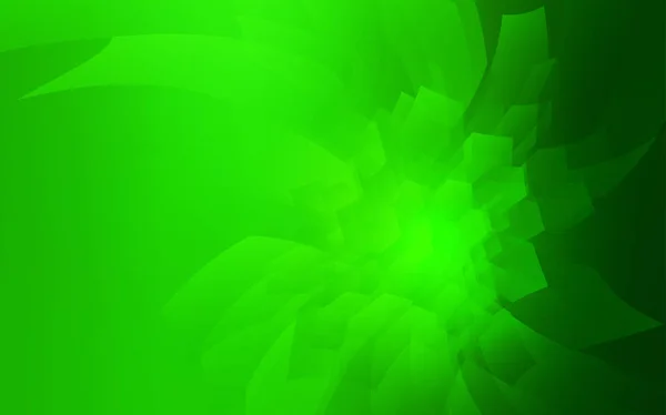 Fondo Vectorial Verde Claro Con Hexágonos Hexagones Coloridos Sobre Fondo — Vector de stock
