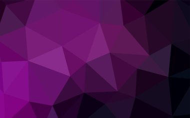 Koyu pembe vektör üçgen mozaik kapak. Üçgen geometrik örnek gradyan ile. İş tasarımınız için yeni stil.