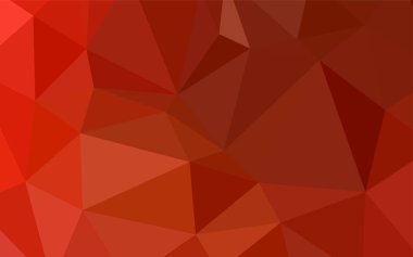 Işık kırmızı vektör soyut poligonal model. Renkli resimde gradyan ile soyut tarzda. Cep telefonu arka plan için şablon.