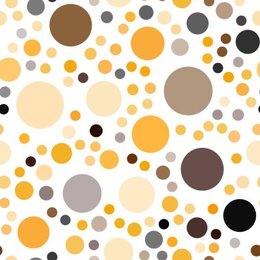 Koyu turuncu vektör disklerle sorunsuz doku. Soyut illüstrasyon renkli baloncuklar doğa tarzı ile. Desen-ebilmek var olmak kullanılmış için güzel web siteleri.