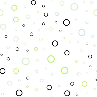 Açık mavi, yeşil vektör sorunsuz arka plan ile bubbles. Bulanık daireler doğa tarzı ile güzel renkli resimde. Desen-ebilmek var olmak kullanılmış için reklam, broşür.