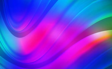 Koyu pembe, mavi vektör desen ile daireler kavisli. Renkli resimde gradyan ile soyut mermer tarzında. Arka plan için dokulu dalga deseni.