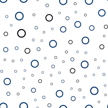 Koyu mavi noktalar ile sorunsuz kapak vektör. İllüstrasyon renkli soyut daireler parlayan ayarlanmış. Desen-ebilmek var olmak kullanılmış için fütüristik reklam, kitapçıklar.