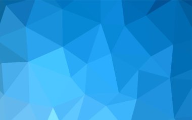 Açık mavi, sarı üçgen kapak parlayan vektör. Üçgen geometrik örnek gradyan ile. İşiniz için yeni tasarım.