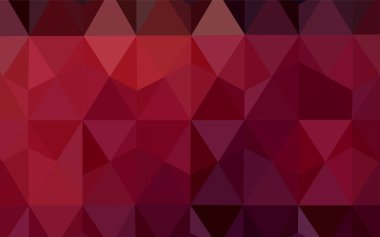 Koyu kırmızı vektör degrade üçgenler desen. Renkli resimde üçgenler ile soyut tarzda. Senin arka plan için dokulu deseni.