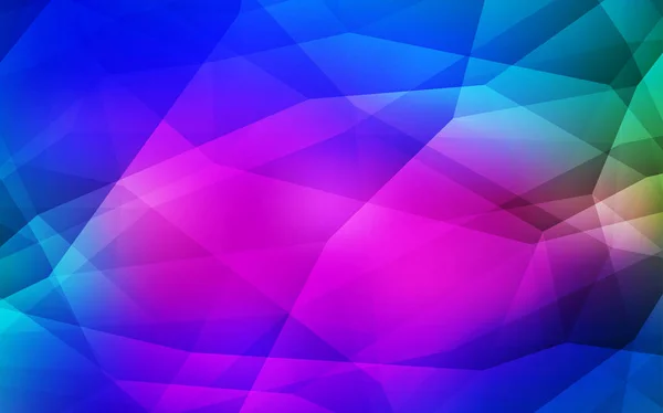 Rose Foncé Bleu Vecteur Polygone Fond Abstrait Échantillon Aux Formes — Image vectorielle