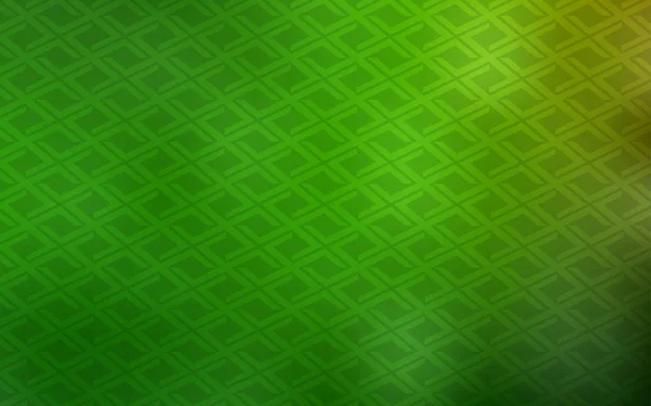 Светло Зеленая Векторная Текстура Прямоугольном Стиле Современная Абстрактная Иллюстрация Красочными — стоковый вектор