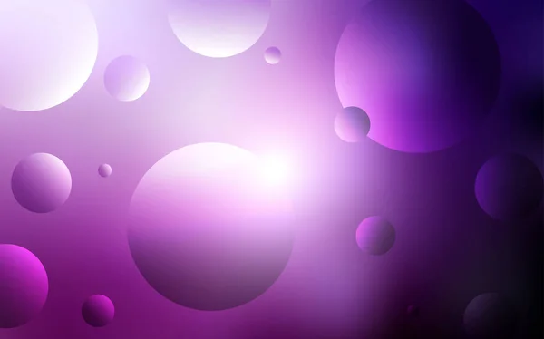 Dark Pink Vector Cover Spots Beautiful Colored Illustration Blurred Circles — Stock Vector