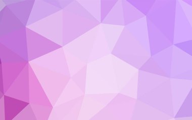 Hafif mor vektör zemin Çokgen. Gradyan ile zarif parlak poligonal illüstrasyon. İş tasarımınız için yeni stil.