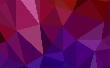 Koyu pembe, sarı soyut poligonal desen vektör. Poligonal illüstrasyon parlayan, hangi üçgen oluşur. Web siteniz için yeni bir doku.