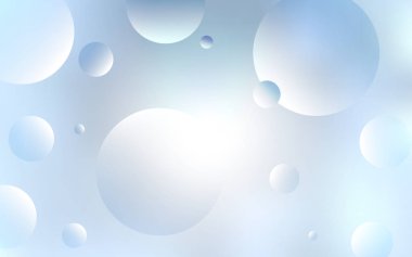 Hafif mavi vektör küreler desenle. Bulanık damla Glitter soyut Illustration yağmur. Desen-ebilmek var olmak kullanılmış için fütüristik reklam, kitapçıklar.
