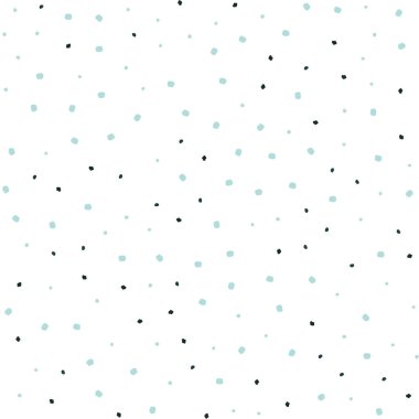 Açık mavi, vektör sorunsuz zemin noktalar ile yeşil. Bulanık damla Glitter soyut Illustration yağmur. Desen için modaya uygun Kumaş, duvar kağıtları.