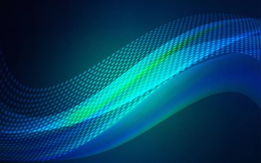 Koyu mavi vektör düzen daireler, satırları ile. Renkli resimde daire ve çizgili fütüristik tarzı. Desen güzel web siteleri için.