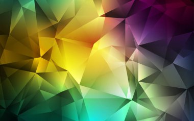 Açık mavi, vektör desen poligonal tarzı yeşil. Üçgenler ile soyut degrade illüstrasyon. Desen Web siteleri için kullanılabilir.