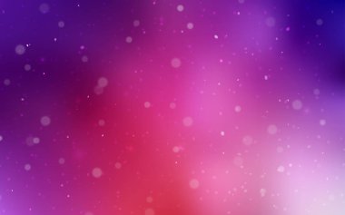 Hafif pembe, kırmızı vektör doku renkli kar taneleri ile. Kristalleri ile glitter soyut Illustration buz. Desen yıl yeni Web siteleri için kullanılabilir.