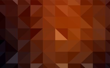 Koyu kırmızı vektör üçgen mozaik doku. Üçgen geometrik örnek gradyan ile. Marka kitap için yeni şablon.