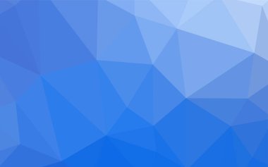 Açık mavi, kırmızı vektör düşük poli düzeni. Noktalı resim stili üçgenler ile yaratıcı çizimde. İş tasarımınız için yeni stil.