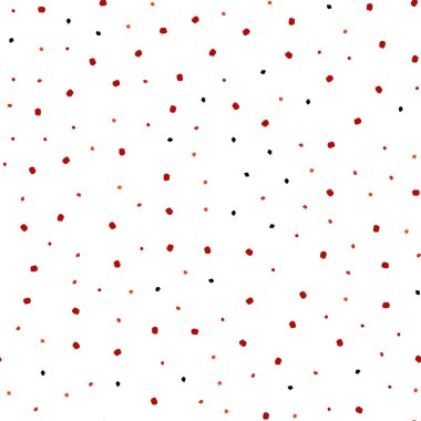 Işık turuncu vektör daire şekilleri ile sorunsuz düzeni. İllüstrasyon renkli soyut daireler parlayan ayarlanmış. Desen için modaya uygun Kumaş, duvar kağıtları.