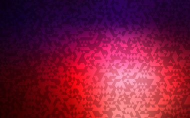 Koyu mavi, kırmızı kapak poligonal tarzı vektör. Üçgenler ile soyut tarzda dekoratif tasarım. Desen Web siteleri için kullanılabilir.