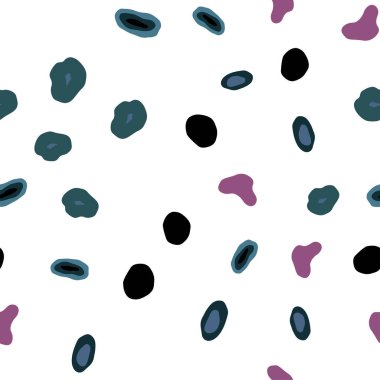 Açık mavi, kırmızı vektör sorunsuz düzen daire şekilleriyle birlikte. İllüstrasyon renkli soyut daireler parlayan ayarlanmış. Duvar kağıdı, kumaş üreticileri için modaya uygun bir tasarım.