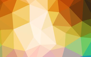 Işık çok renkli vektör üçgen mozaik kapak. Renkli resimde üçgenler ile soyut tarzda. Marka kitap için yeni şablon.