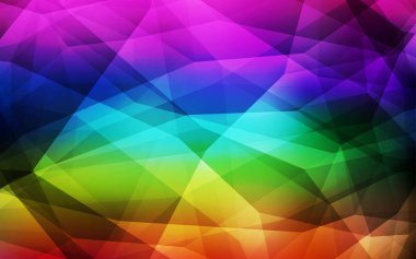 Karanlık çok renkli vektör degrade üçgenler desen. Glitter soyut resim zarif bir üçgen ile. Tamamen yeni bir tasarım sizin broşürü.