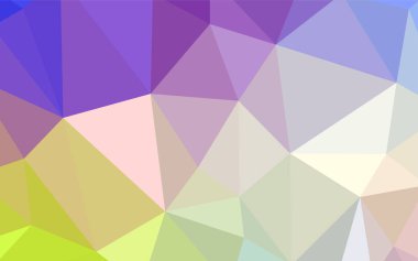 Işık sarı vektör degrade üçgenler şablonu. Gradyan ile Origami tarzında yaratıcı geometrik şekil. Tasarımınız için üçgen desen.