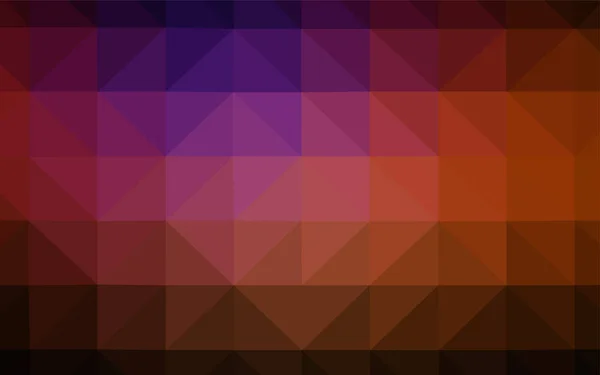 濃いピンク 低ポリゴンのテクスチャをベクトルします 三角形のカラフルなイラストを輝いています あなたの設計のための三角形のパターン — ストックベクタ