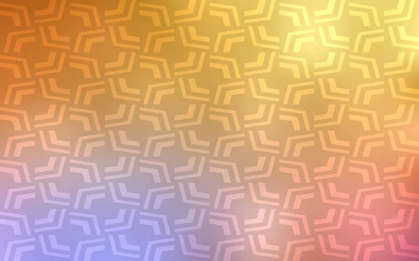 Rose Clair Fond Vectoriel Jaune Avec Des Formes Lampe Illustration — Image vectorielle