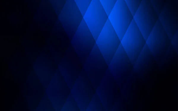 Funda Vectorial Azul Oscuro Estilo Poligonal Diseño Decorativo Estilo Abstracto — Vector de stock