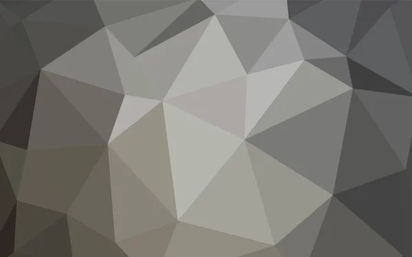 Light Gray Vector Abstract Polygonal Pattern Creative Illustration Halftone Style — Stock Vector