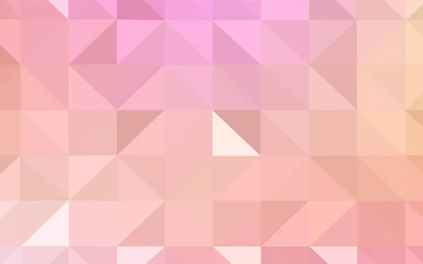 Rose Pâle Motif Polygonal Abstrait Vecteur Jaune Illustration Abstraite Scintillante — Image vectorielle
