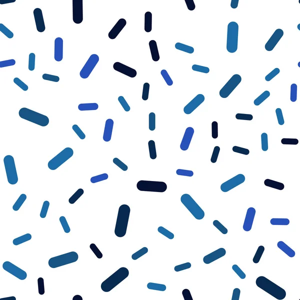 Hellblaues Vektor Nahtloses Layout Mit Flachen Linien Leuchtende Farbige Illustration — Stockvektor