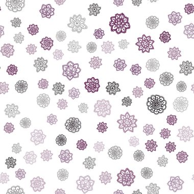 Koyu pembe vektör Noel kar taneleri ile seamless modeli. Bulanık dekoratif tasarım kar ile xmas tarzında. Kartvizit, Web siteleri için şablon.