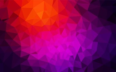 Koyu pembe, kırmızı Çokgen arka plan vektör. Üçgenler ile modern soyut resim. Web siteniz için yeni bir doku.
