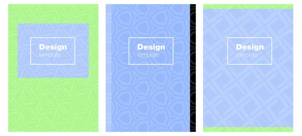緑の手帳のベクトル スタイル ガイド カラフルなグラデーションと抽象的な背景の Web インターフェイスです Jurnals のテンプレート — ストックベクタ
