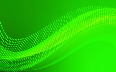 Daire, üçgen ışık yeşil vektör şablonu. Renkli resimde daire ve çizgili fütüristik tarzı. Desen doku duvar kağıdı için.