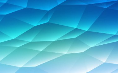 Açık mavi, yeşil vektör doku üçgen tarzı. Glitter soyut resim üçgen şekiller ile. Akıllı tasarım, iş reklam için.