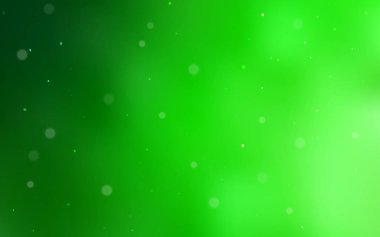 Işık yeşil vektör doku diskler ile. Bulanık daireler doğa tarzı ile güzel renkli resimde. Reklam, poster, afiş, Web sitenizin için yeni tasarım.