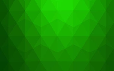 Işık yeşil vektör soyut mozaik zemin. Renkli resimde gradyan ile poligonal tarzı. İşiniz için yeni tasarım.