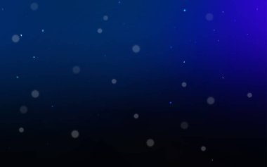 Koyu mavi vektör zemin noktalar ile. Modern Soyut illüstrasyon renkli su ile bırakır. Desen doku duvar kağıdı olarak kullanılabilir.